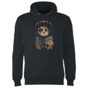 image of Coco Miguel Face Poster Hoodie - Black