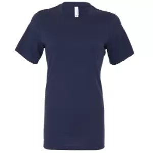 image of Bella + Canvas Womens/Ladies Jersey Short-Sleeved T-Shirt (M) (Navy)