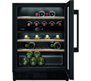 image of Bosch KUW21AHG0G 44 Bottles Integrated Wine Cooler Fridge