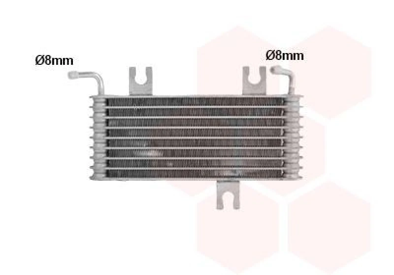 Image of VAN WEZEL Automatic transmission oil cooler VAN WEZEL 13013714