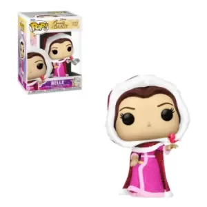 Image of Disney Beauty and the Beast Winter Belle Diamond Glitter Funko Pop! Vinyl