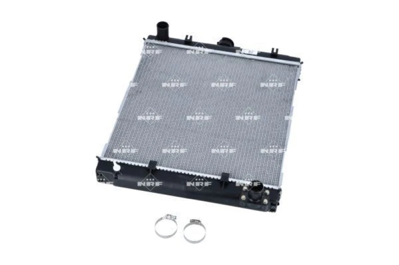 Image of NRF 56103 Engine radiator EASY FIT Brazed cooling fins, Aluminium, with mounting parts Aluminium Radiator,engine cooling (470)