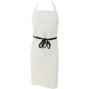 Image of Dennys Unisex Adults Bib Workwear Apron (Pack of 2) (One Size) (Ivory) - Ivory