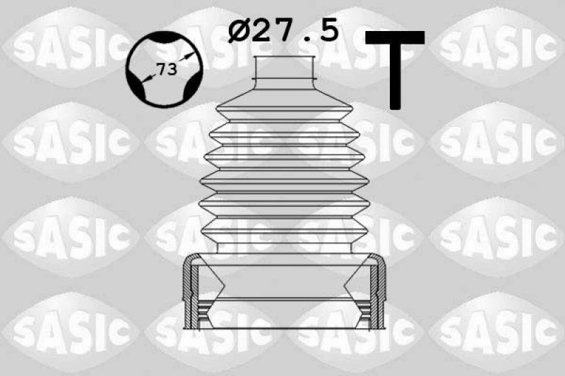 Image of CV boot kit, drive shaft SASIC 1906069