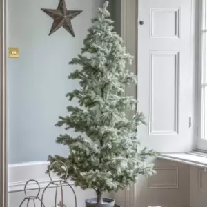 Image of Crossland Grove Elverden Snowy Pine Tree Green 1700Mm