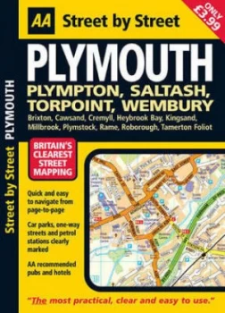 Image of Street by Street Plymouth by Automobile Association Paperback