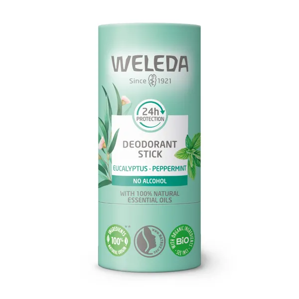 image of Weleda Solid Deodorant Stick - Eucalyptus & Peppermint