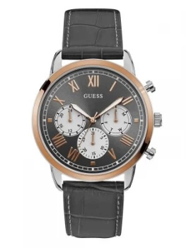 Image of Guess Croc-Look Multi-Function Watch