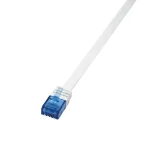 Image of LogiLink 0.25m Cat6 U/UTP RJ45 networking cable White U/UTP (UTP)