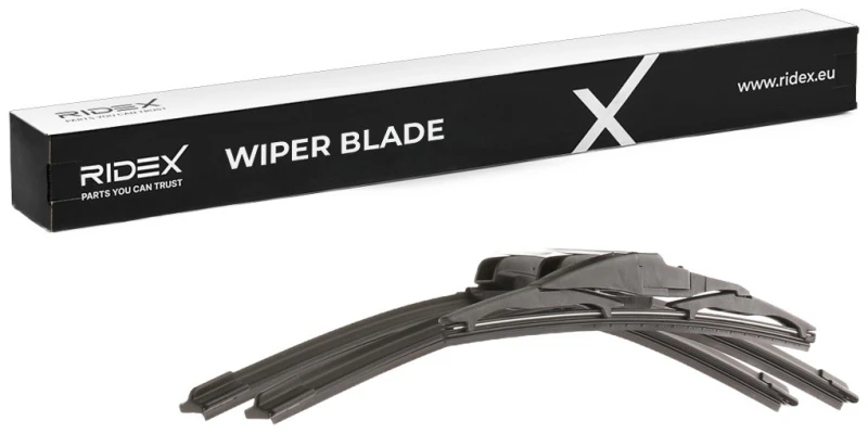 Image of RIDEX 298W17049 Wiper blade 475mm, Front and Rear, Standard Wiper Blade (298)