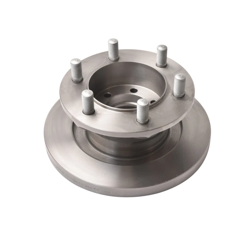 Image of FEBI BILSTEIN 17348 Brake disc Front Axle, solid, Coated, with wheel studs Brake Disc (82)