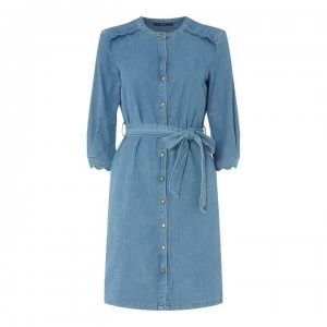 image of SET Denim Shirt Dress - 5300 Blue DENIM