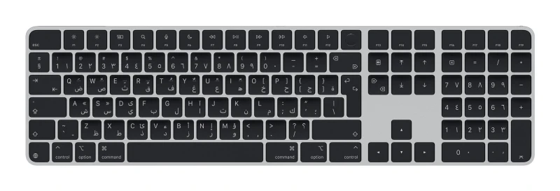 Image of Apple Magic keyboard Universal USB + Bluetooth QWERTY Arabic Black MXK83AB/A