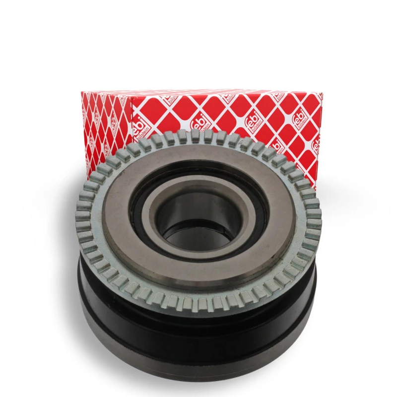Image of FEBI BILSTEIN 35592 Wheel Hub Front Axle, with ABS sensor ring Wheel Hub (653)