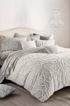 image of 'Chenille Rose Cotton' Duvet Cover