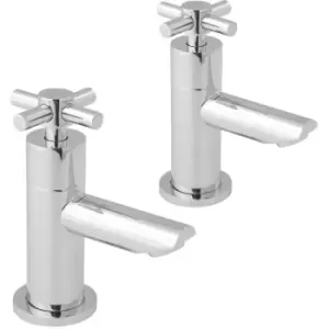 image of Deva - Motif Traditional Bath Taps Pair - Chrome