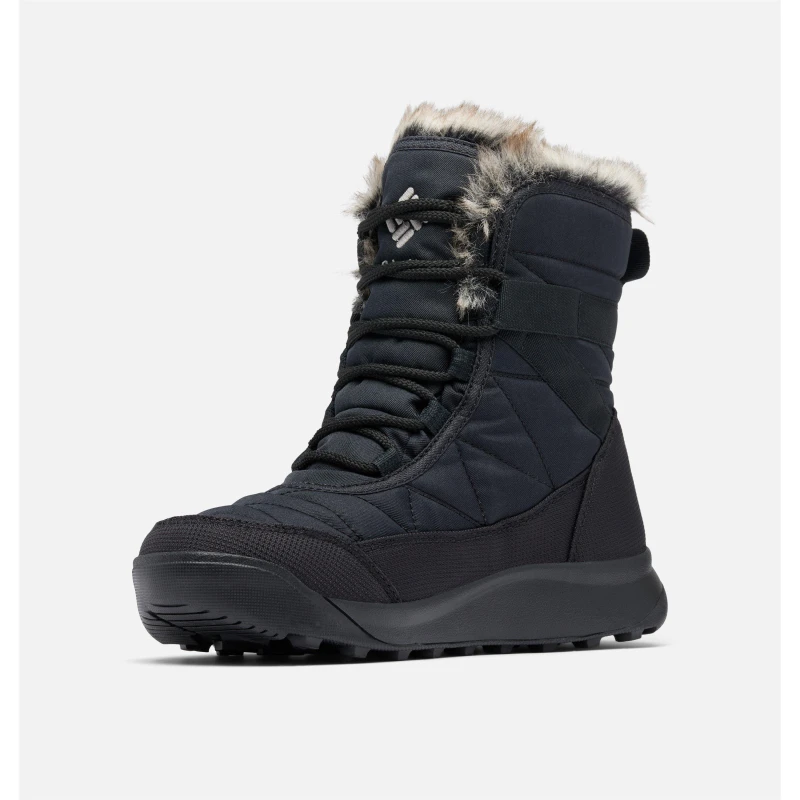 Image of Columbia Minx Shorty Waterproof Snowboot Womens Black female 5.5 (38.5)