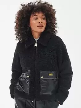 Image of Barbour International Morini Fleece - Black, Size 16, Women