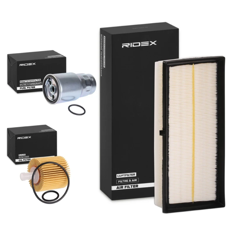 Image of RIDEX 4055F8749 Filter Set with gaskets/seals Filter Set (4055)