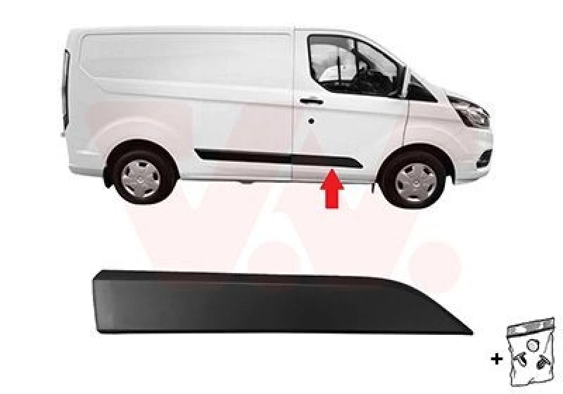 Image of VAN WEZEL Door moulding trim VAN WEZEL 1987424