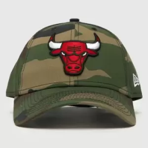 image of New Era Khaki Cb Nba Camo 9forty Cap