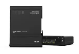Image of Teltonika TSW304 4 Port Gigabit Industrial Unmanaged Switch DIN RAIL (TSW30400B000)