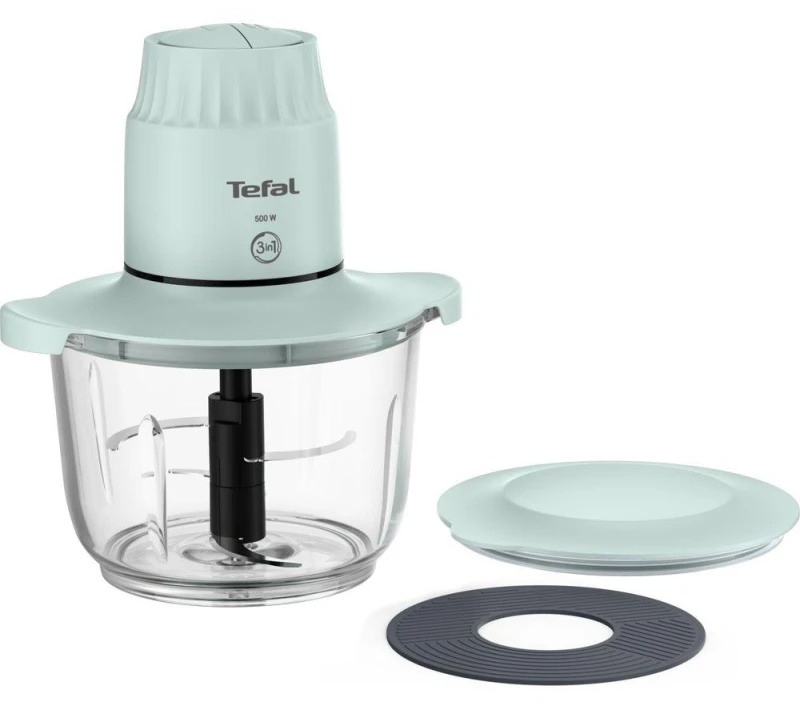 Image of TEFAL Choppeo MB603165 XXL Food Chopper - Eucalyptus, Green 3016667293317