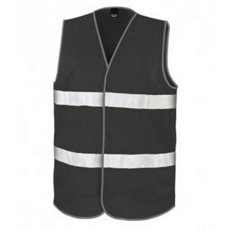 Image of Result Result Core Enhanced Vis Vest in Black Size: X-Small Black XS Unisex 5059444582226