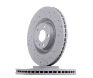 Image of ZIMMERMANN Brake disc 100.3326.52 Brake rotor,Brake discs AUDI,A4 Avant (8ED, B7),A4 Avant (8E5, B6),A4 Limousine (8E2, B6),A4 Limousine (8EC, B7)