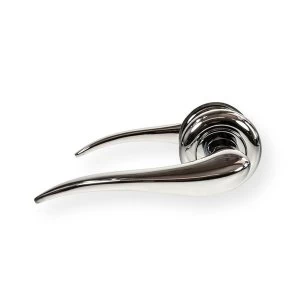 Image of LocksOnline Alladin Lever Door Handle on Round Rosette