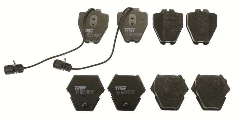 Image of TRW GDB1371 Brake pad set incl. wear warning contact Brake Pad Set,disc brake (402)