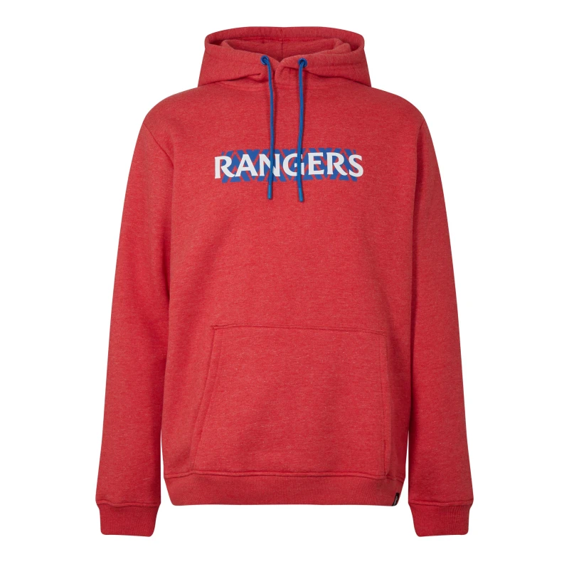 Image of Castore Rangers Hoodie Mens - Red Red S