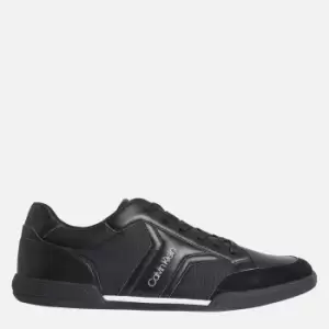 Image of Calvin Klein Faux Leather and Mesh Trainers - UK 11