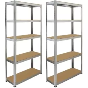 Monster Racking Galwix Steel Shelving, 175kg/shelf, 180 x 30 x - Silver