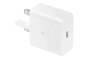 image of Samsung 15W Adaptive Fast Charger (with C to C Cable) in White (EP-T1510XWEggB)