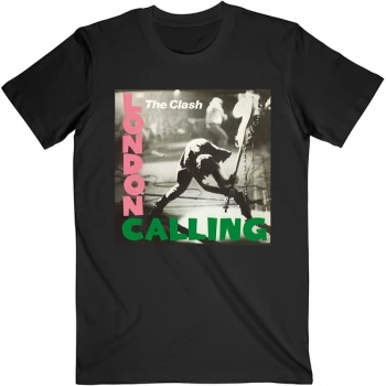 Image of Clash - The - London Calling Unisex Large T-Shirt - Black