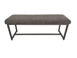 image of Olivia's Baxter Upholstered Bench in Charcoal