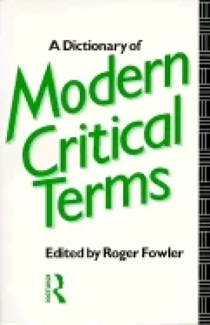 Image of dictionary of modern critical terms