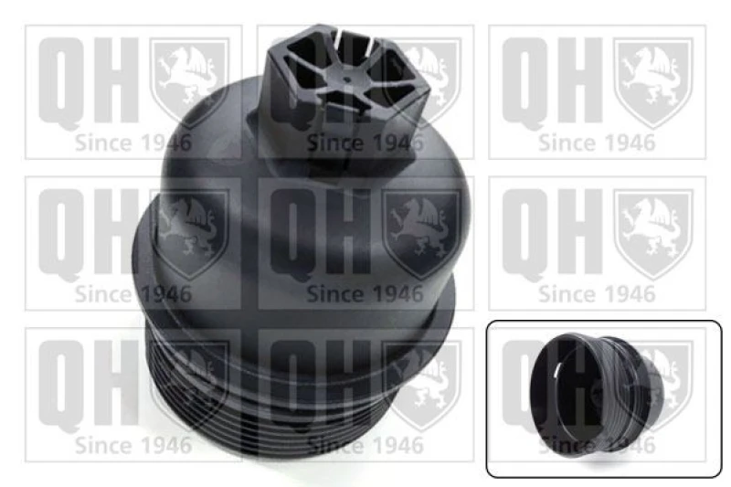 Image of QUINTON HAZELL Oil filter housing cap QUINTON HAZELL QOC1021