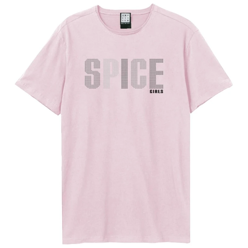 Image of Amplified Amplified Men Spice Logo T-Shirt in Pink Size: X-Large Pink XL Male 5063806466185