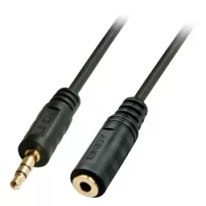 Image of Lindy 35654 audio cable 5m 3.5mm Black