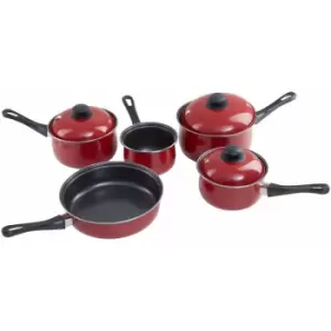 image of 5pc Red Belly Pan Set - Premier Housewares