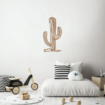 Image of Cactus2 - Copper Copper Decorative Metal Wall Accessory