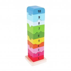 image of Baby Bigjigs Number Tower