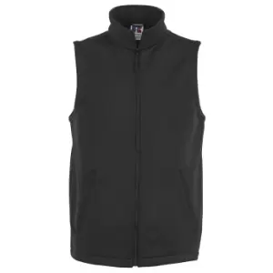 Image of Russell Mens Smart Softshell Gilet Jacket (XS) (Black)