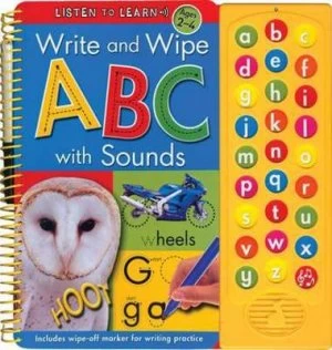 Image of Write and Wipe Abc with Sounds Hardback