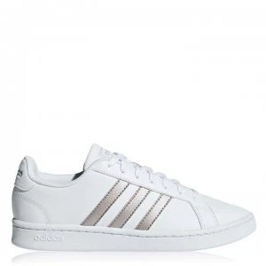 image of adidas adidas Grand Court Womens Trainers - White/Gold