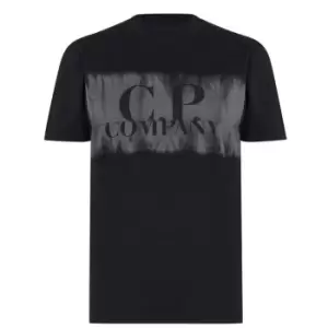 Image of CP Company Tie Dye T Shirt - Black