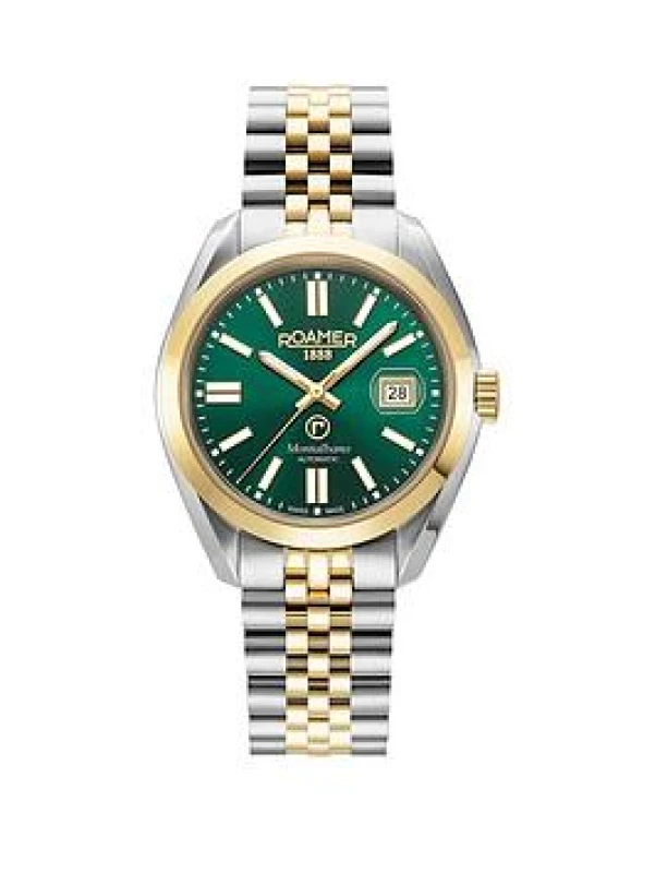 Image of Roamer 996983 47 75 20 Mens Montalbano (41.5mm) Green Dial Watch