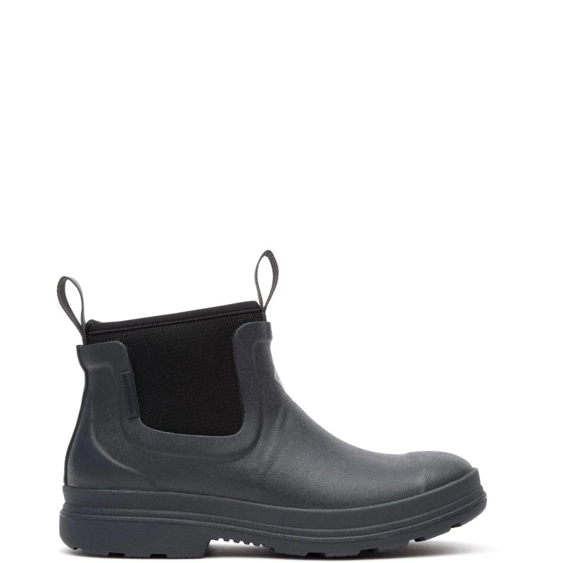 Image of Muck Boots Womens Rainscape Chelsea in Black Size: 3 Black Female 3